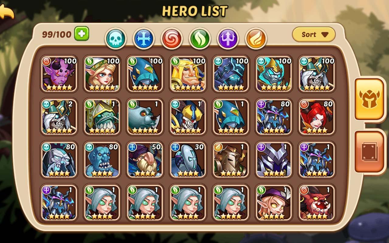 Idle Heroes tier list